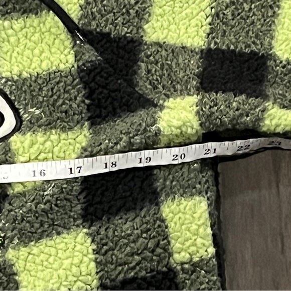 Sesame Street Oscar the Grouch Oversized Hooded Sweatshirt - Size Small - Picture 9 of 13